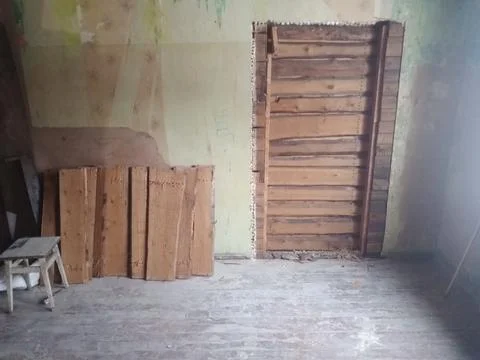 The apartment renovation process Stock Photos
