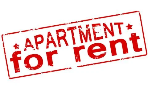 Apartment for rent Stock Illustration
