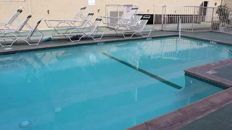 Apartment Swimming Pool 2 Stock Footage 48381294