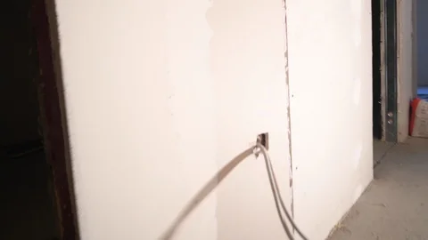 Apartment under construction Stock Footage 126709932