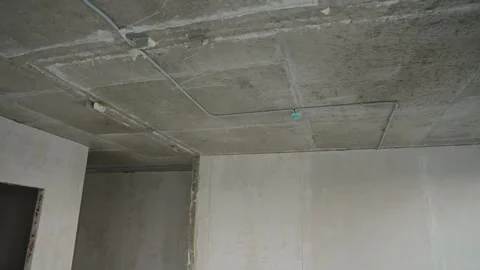 Apartment Under Construction Interior View Stock Footage 334543141