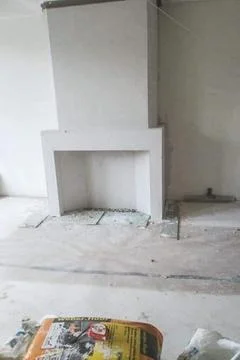 Apartment under construction Stock Photos