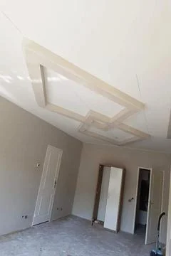 Apartment under construction Stock Photos