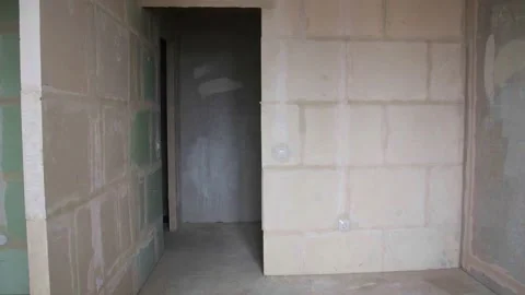 Apartment without finishing Stock Footage 152107582