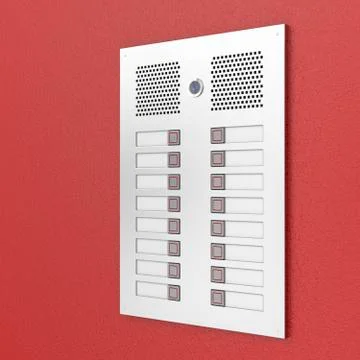 Apartments intercom Stock Illustration