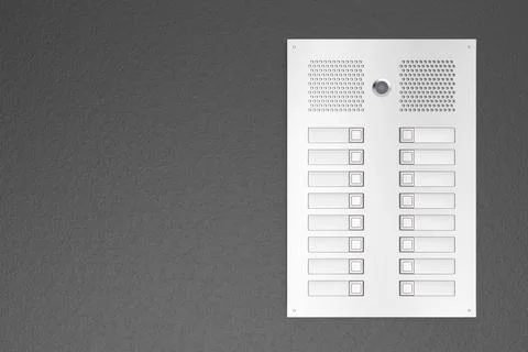 Apartments intercom panel Stock Illustration