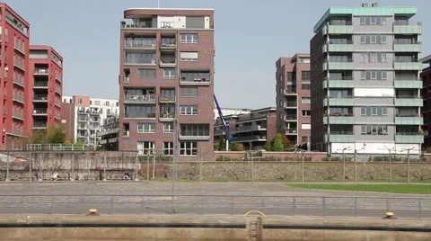 Apartments on riverside Video stock 2975402