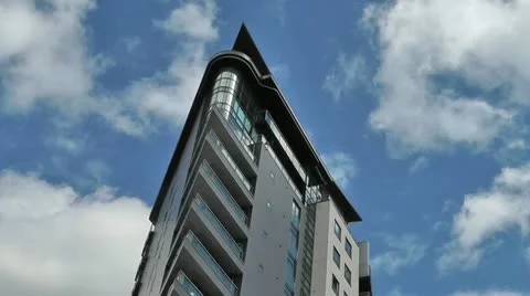 Apartmnent block Stock Footage 11241951