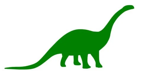 Apatosaurus Dinosaur Stock Illustration