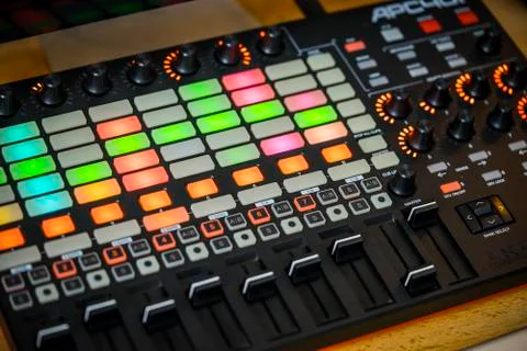 APC Midi Pad Controller Stock Photos