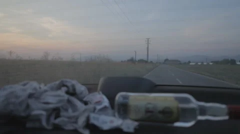 Ape Man Driving #5 Stock Footage 58121274