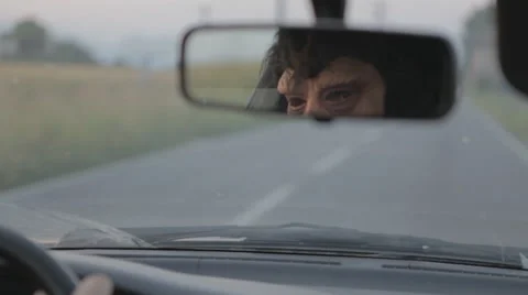 Ape Man Driving #7 Stock Footage 58120317