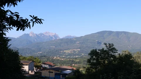 Apennine mountains view Stock Footage 111306270