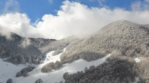 Apennine winter 库存影片 133504108