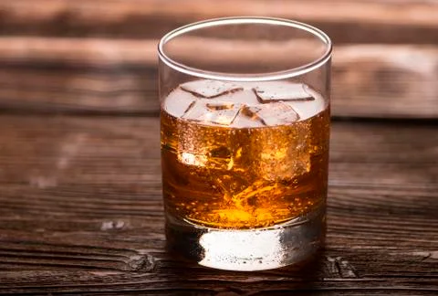Aperitif with ice Stock Photos
