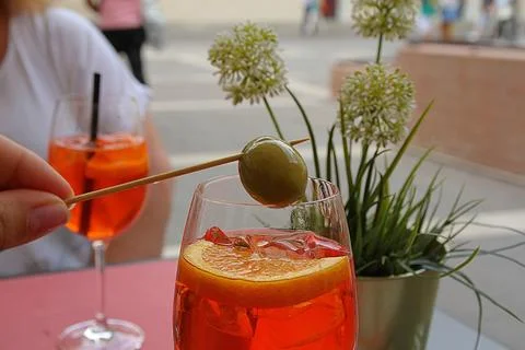 Aperol drink Stock Photos