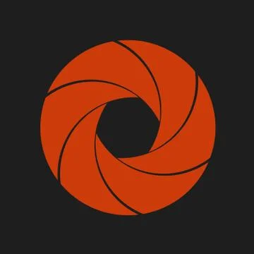 Aperture design element - vector Stock Illustration