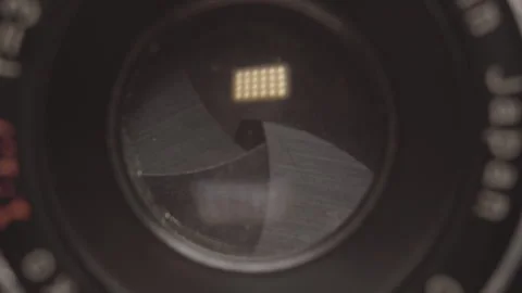 Aperture Stock Footage 254498338