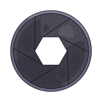 Aperture illustration Stock Illustration