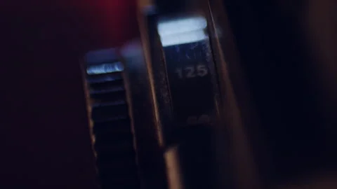 Aperture rings on a camera Stock Footage 278836956