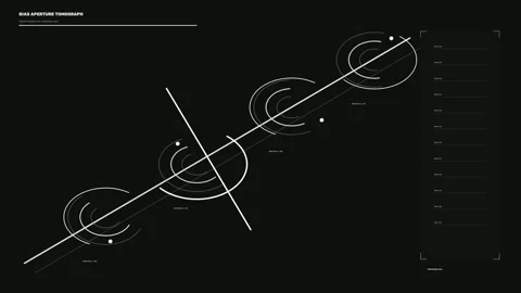 Aperture Sensor HUD Seamless Loop Stock Footage 342289788