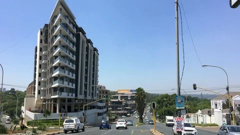 The Apex building in Rosebank. Stock Footage 101982375