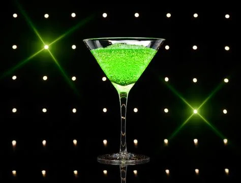 Apfel martini 库存照片