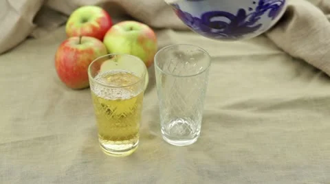 Apfelwein, Cidre Stock Footage 12282818