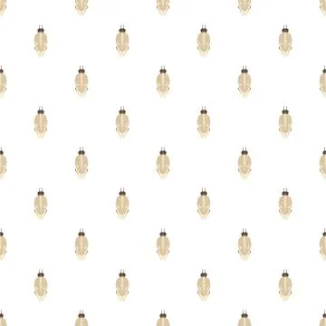 Aphid insect pest repeating pattern illustration Stock Illustration