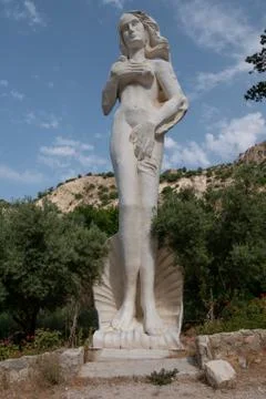 Aphrodite statue Stock Photos