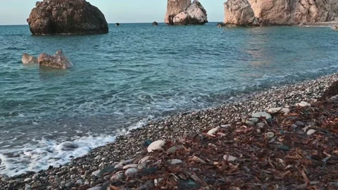 Aphrodite's Rock Stock Footage 235622436