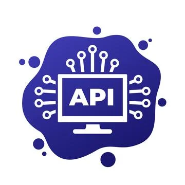 API and software integration vector icon Stock Illustration