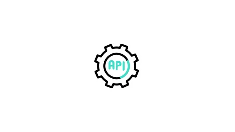 Api Animated Icon Stock Footage 320340389