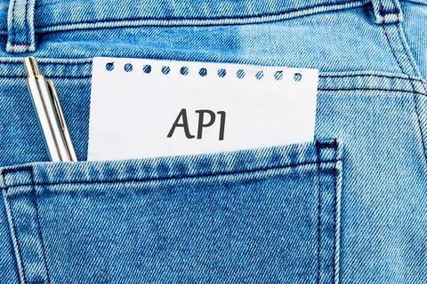 API (application program interface). The concept of technology and developm.. Stock Photos