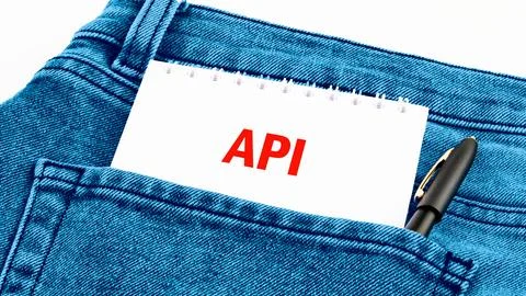 API (application program interface). The concept of technology and developmen Foto stock