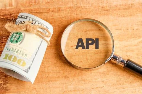 API (application program interface). The concept of technology and developmen Stock Photos