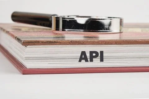 API (application program interface). The concept of technology and developmen Stock Photos