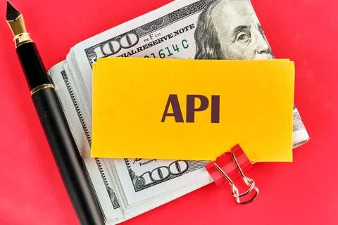 API (application program interface). The concept of technology and developmen Stock Photos