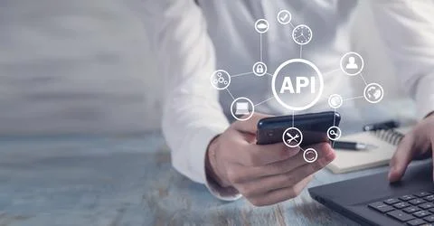 API-Application Programming Interface. Business 스톡 사진