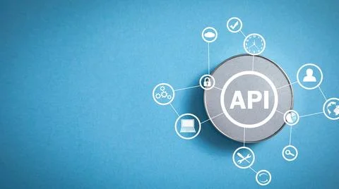 API-Application Programming Interface. Business 스톡 사진