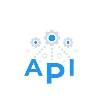 API, application programming interface concept, vector 库存插图