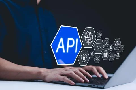 API - Application Programming Interface Concept. Foto stock