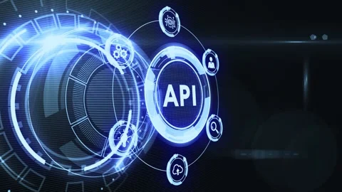 API - Application Programming Interface. Software development tool. Business, Vídeo Stock 140075178