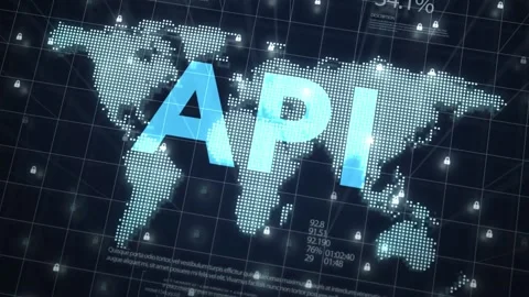 API - Application Programming Interface. Software development tool. Business, Vídeo Stock 140563520