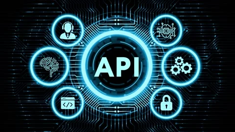 API - Application Programming Interface. Software development tool. Business, Vídeo Stock 142676831