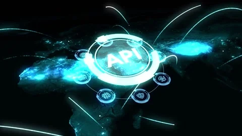 API - Application Programming Interface. Software development tool. Business, Vídeo Stock 146496048