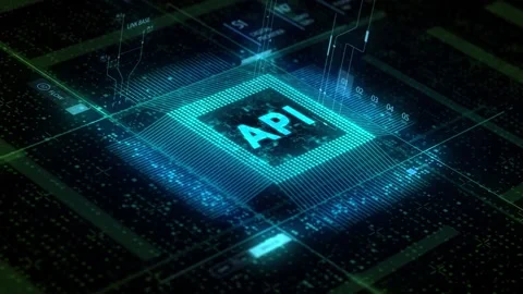 API - Application Programming Interface. Software development tool. Business, Vídeo Stock 147176655