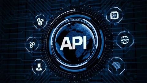API - Application Programming Interface. Software development tool. Business, Vídeo Stock 150270889