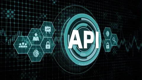 API - Application Programming Interface. Software development tool. Business, Vídeo Stock 151561711