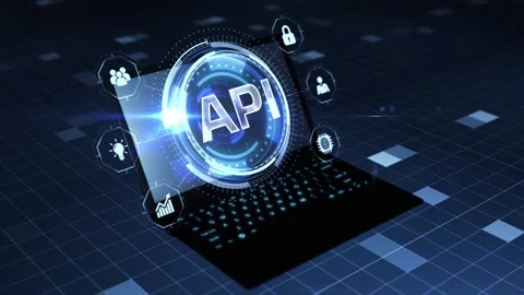 API - Application Programming Interface. Software development tool. Business, Vídeo Stock 152578838